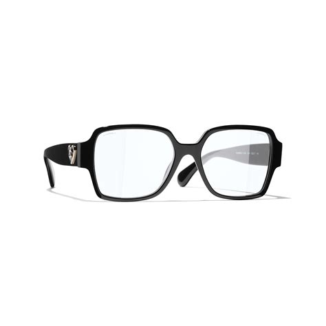 chanel 3267 c1440 54|Square Blue Light Glasses Acetate & Metal Black .